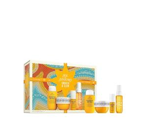 Sol de Janeiro Holiday Collection - Set di 4 pezzi, con Bum Bum Cream 75 ml, fragranza Cheirosa 30 ml, gel doccia brasiliano 4Play 90 ml, balsamo per labbra vegano Brazilian Kiss