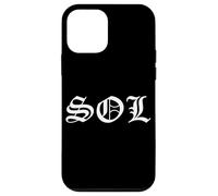 Sol Old English Gothic Funny Gangster Nickname Tag Solana Custodia per iPhone 12 mini