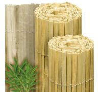 Sol Royal Schermo Frangivista Bambù Luminoso Brillante 120x600 cm - Stuoia in Bambù per Giardino e Balcone - Schermo Privacy Robusto Naturale Resistente alle Intemperie Frangivento Vendita - B33