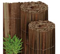Sol Royal Schermo Frangivista Bambù Marrone Scuro 180x600 cm - Stuoia in Bambù per Giardino e Balcone - Schermo Privacy Robusto Naturale Resistente alle Intemperie Frangivento Vendita - B55