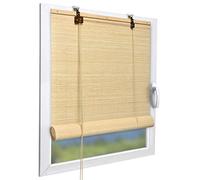 Sol Royal Tenda a Rullo in Bambù SolDecor B86 80x160cm - per Interni, Finestre, Porte e Balconi - Veneziana Avvolgibile in Bamboo Chiaro