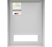 Sol Royal Tenda a Rullo Termica Isolante e Oscurante SolReflect T42-50x160 cm - Ganci per Telaio Inclusi - Bianco