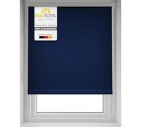 Sol Royal Tenda a Rullo Termica Isolante e Oscurante SolReflect T42-80x160 cm - Ganci per Telaio Inclusi - Blu