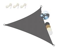 Sol Royal Tenda a Vela Impermeabile 6x4,2x4,2 m SolVision PS9 - Tenda da Giardino Sole per Esterno - Telo Ombreggiante Parasole Protezione Anti Raggi UV Antracite - Triangolare 600x420x420 cm