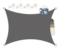 Sol Royal Tenda a Vela Impermeabile da Giardino Rettangolare Anti Raggi UV