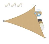 Sol Royal Tenda a Vela Impermeabile da Giardino Triangolare Anti Raggi UV