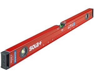 Sola 01812801 REDM - Livella magnetica in alluminio, lunghezza 800 mm, colore: Rosso