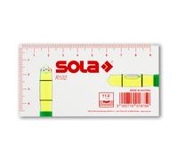 Sola 1616101 R102 Plastic Spirit Level, trasparente - 5 pezzi - nuovo