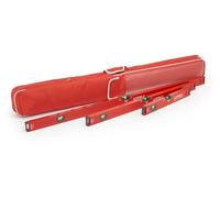 Sola - Livella a bolla da 60 cm/100 cm/180 cm, set da 3 pezzi, con custodia protettiva con tasche esterne e maniglia per il trasporto, livella a bolla con asta WFix