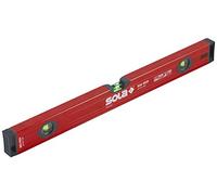SOLA LSB24 Big Red Alluminio Box Beam Livello con 3 60% Ingrandito Fiale, 24 Pollici
