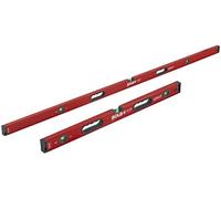 SOLA LSB7832 Big Red Alluminio Box Beam Level Jamb Set con 3 fiale ingrandite al 60%, 32 e 78 pollici