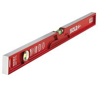SOLA MRM40 - Nivel de burbuja de fundición M ala de avión, rosso/grigio, 40 cm