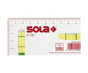 SOLA Piccola livella R100, dimensioni: 100 x 50 x 15 mm