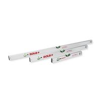 SOLA Set AV 40 - Set di carrelli ad acqua 40 cm + 80 cm + 120 cm - Livelle a bolla precise per professionisti, libellule SOLA-FOCUS brevettate, migliore leggibilità, profilo in alluminio robusto