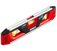 SOLA TPRO - Livella magnetica Torpedo 22,9 cm, colore: Nero/Rosso