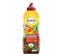 Solabiol Algasan, Concime Liquido Biologico Universale a Base di Alghe Brune con Tecnologia Natural Booster, 1L