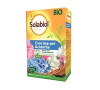 Solabiol Concime Biologico Granulare Acidofile con Tecnologia Natural Booster per favorire lo sviluppo dell’apparato radicale e avere fino al 100% di fioriture in più. 750g