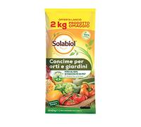 Solabiol - Concime Fertilizzante Granulare Orto e Giardino - Biologico con Natural Booster - 12 kg