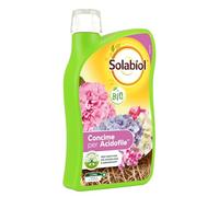 Solabiol Concime Liquido Biologico Acidofile Azalee, Rododendri, Camelie, Ortensie con Tecnologia Natural Booster che Stimola lo Sviluppo Radicale, dei frutti e dei Fiori, 1L