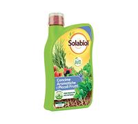 Solabiol Concime Liquido Biologico per Aromatiche e Piccoli Frutti con Tecnologia Natural Booster, 1L