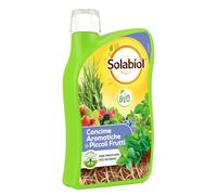 Solabiol Concime Liquido Biologico per Aromatiche e Piccoli Frutti con Tecnologia Natural Booster, 1L