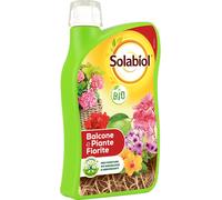 Solabiol Concime Liquido Biologico per Piante Fiorite con Tecnologia Natural Booster Stimola lo Sviluppo Radicale e dei Fiori, 1L