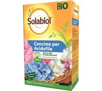 Solabiol Concime Biologico Granulare Acidofile con Tecnologia Natural Booster per favorire lo sviluppo dell’apparato radicale e avere fino al 100% di fioriture in più. 750g