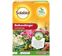 Solabiol Fertilizzante universale biologico per piante da balcone, fertilizzante naturale con stimolatore radicale ed effetto immediato e a lungo termine, 1,5 kg