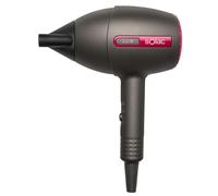 Solac SH7087 Fast Ionic Dry 2000 - Asciugacapelli Compatto 2000W con generatore di ioni. 2 velocità. Tecnologia Eco-W. Tecnologia ionica. Leggero e maneggevole. Colore Nero.