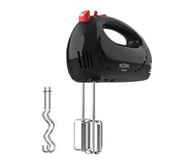 Solac Solution BA5590 - Sbattitore elettrico, 300 W con 5 velocità, funzione turbo, 2 fruste e 2 impastatrici, facile da montare e smontare, senza BPA
