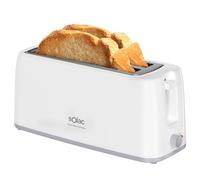 Solac - Tostapane Buon Giorno Double 1200W | Due Fessure Larghe | Selettore a 6 Livelli | Sistema di Auto-centratura | Elevazione Extra | Vassoio Raccoglibriciole Rimovibile | Alloggio Cavo
