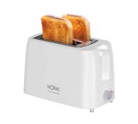 Solac - Tostapane Mini Buon Giorno 750W | 2 Fessure per Pane da Sandwich | Selettore di 6 Livelli di Tostatura | Sistema di Auto-centratura | Vassoio Raccoglibriciole Rimovibile | Alloggio Cavo