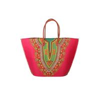 Solada Borsa da mare rigida con stampe colorate