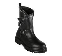 Solada Stivaletti Biker con Fibbie e Borchie - Taglia 39