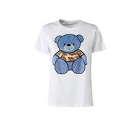 Solada T-shirt donna orsacchiotto con strass - blu