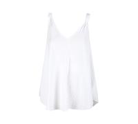 Solada Top donna svasato con scollo a V - bianco