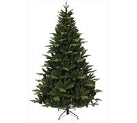 SOLAGUA NAVIDAD Albero di Natale Artificiale Automontante in Abete Extra Imbottito con Foglie Doppie Combinate 150-210cm Abies C/Supporto in Metallo (Verde, 150cm 481Tips)