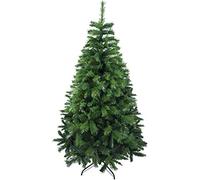 SOLAGUA NAVIDAD Albero di Natale Pino Max Ripieno Artificiale Alberi con Pigne e Supporto Metallico 150-240cm (Verde, 210cm 960Tips)