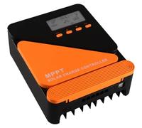 SolaMr 60A MPPT Regolatore di Carica Solare 12/24V Automatico con Display LCD e Doppia porta USB Regolatore di Batteria del Pannello Solare per Batterie al Gel e al Litio-GM-D60A