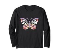 Solana Butterfly - Personalizzato Carino Nome Word Art Maglia a Manica