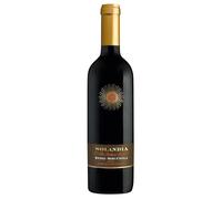 Solandia Shiraz Nero d'Avola Sicilia DOC - Vino Rosso Fermo, Note di Frutta Matura, Sapore Pieno ed Equilibrato, Vini da Abbinare a Carni rosse, Selvaggina - 13% Vol, 750ml, Made in Italy