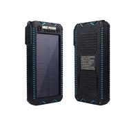 Solar 2x USB PowerBank 10000Mah + Lampada LED e filo filamento