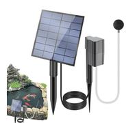 Solar Aerator | For Pond 2.5W Portatile Quiet Acquario Bubbler | Solar Powered Aerator for Outdoor Garden Patio Backyard Deck Pool Birds Fish Flower Planter Home
