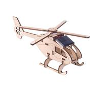 Solar Aircraft Toy - Puzzle Model Helicopter, Craft Construction Set | Hands-On Educational Assembly Toy, Creative Engineering Mini Build, Helicopter Kit For Science Fairs, Shelf Display, STEM Learnin