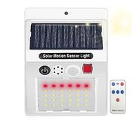 Solar Animal Repeller, Human Motion SensSolar Nocturnal Animal Repeller with Motion Sensor, or Outdoor Repeller, 3 modalità di illuminazione IP65 Waterproof Alarm Sound for Deer Skunks Raccoons