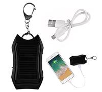 Solar Bank, batteria da 1500 mAh con grande capacità, caricatore solare, caricatore portachiavi per telefoni cellulari, tablet, dispositivi elettronici, batteria portatile con