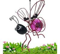 Solar Bee Lights, Luminous Yard Decor, Weatherproof Outdoor Ornament, Decorative Garden Illumination Accent for Patio Balcony Pathway Spring Holiday Celebrations