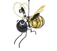 Solar Bee Lights, Luminous Yard Decor, Weatherproof Outdoor Ornament, Decorative Garden Illumination Accent for Patio Balcony Pathway Spring Holiday Celebrations