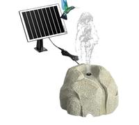 Solar Bird Bath Fountain Pump - Eco-Friendly Solar Powered Water Feature For Garden | Low-Noise Floating Pond Fountain With Multiple Nozzles | Decorative Outdoor Ornament For Bird Bath, Pond & Patio