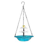 Solar Bird Bath Fountains - Garden Solar Cascade Birdbath, Outdoor Cascading Water Fountain | Garden Backyard Deck Patio Balcony Lawn For Feathered Friends Wildlife Attraction Decoration